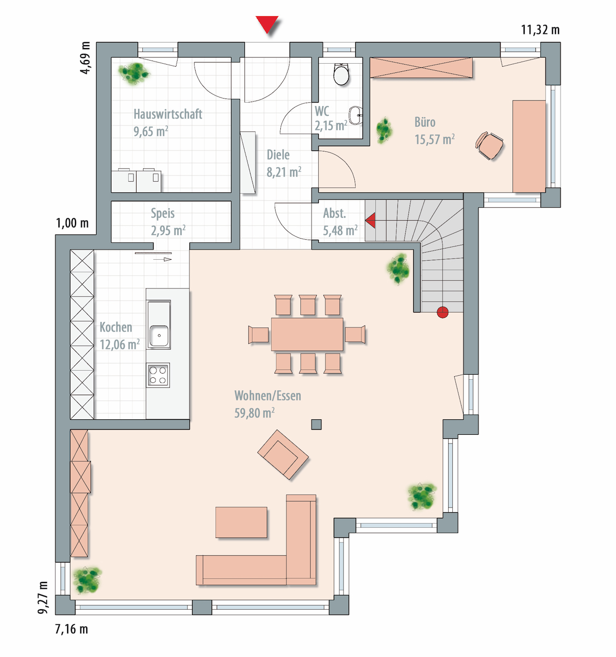 Grundriss Erdgeschoss